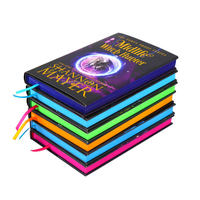 Imprenta que imprime juegos de libros de cuentos personalizados para adultos, libros educativos, novelas con tapas duras y bordes pintados.