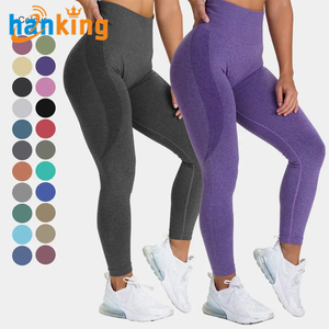 Ehanking Yoga Leggings Mujer Cintura alta Elástico Levantamiento de glúteos Entrenamiento sin costuras Fitness Yoga Pantalones - Product Image 2