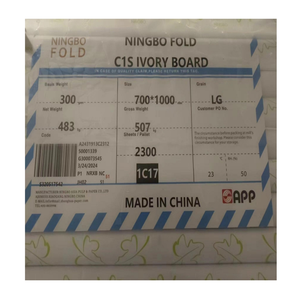 Cartón Dúplex Recubierto de una Cara, Color Marfil, 300g, FBB Ningbo, Compatible con Impresión Offset, para Embalaje Logístico - Product Image 1
