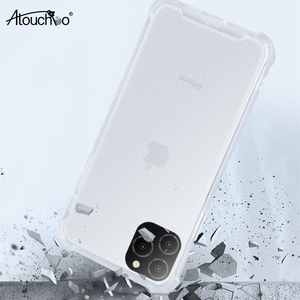 Atouchbo translúcido mate para iPhone 11 Pro XS MAX XR 6 7 8 <span class=keywords><strong>Plus</strong></span> bolsa de aire a prueba de golpes anticaída - Product Image 2