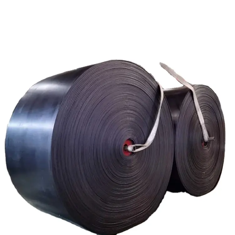 Ep Nn kumaş Polyester isı yağı dayanıklı Rubber kauçuk isı direnci kömür madenciliği çelik kordon konveyör bandı