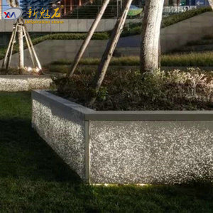 Nuevos Materiales de Construcción de Piedra, Macetas Translúcidas de Hormigón XMS006 de Alto Rendimiento para Uso en Paisajismo Municipal - Product Image 1