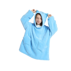 Moderna camicia da notte con cappuccio nuova stampa e stampa transfrontaliera felpata - Product Image 6