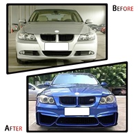 Kit bodi plastik PP gaya M4 untuk BMW 3 Series E90 2005-2008 Bumper depan belakang Assy rok samping