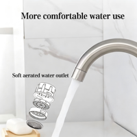 Robinet de lavabo de salle de bain monotrou en acier inoxydable à montage sur plan avec cartouche céramique, design moderne pour chambre à coucher