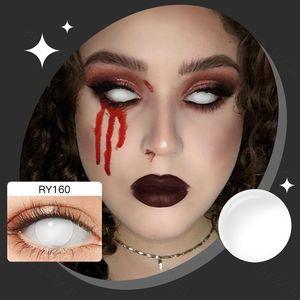 무료 배송 Pseyeche 콘택트 렌즈 화이트 할로윈 콘택트 렌즈 sharingan 코스프레 아이 렌즈 렌즈 드 콘택트 - Product Image 5