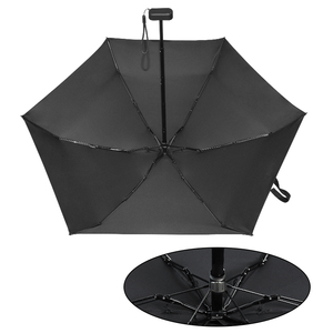 Ô Dù Du Lịch Siêu Nhỏ Cho Nữ, Ô Nhôm Mini Gấp 5 Màu Đen - Product Image 5