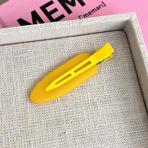 MIO senza pieghe 6.5cm fermagli per capelli senza piegatura tornante colorato per le donne ragazze accettano la resina semplice personalizzata professionale senza piega - Product Image 4