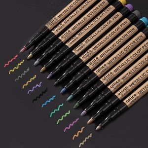 Juego de Marcadores de Punta Suave Acrílicos Impermeables de China, Rotuladores Metálicos Impermeables para Dibujar en Vidrio y Cerámica - Product Image 5