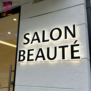 ป้ายร้านเสริมสวยแบบมีไฟส่องหลัง 3 มิติ ป้ายหน้าร้าน LED ป้ายเรืองแสงสำหรับร้านเสริมสวย พร้อมไฟสีขาวอบอุ่นสำหรับสปาและร้านทำ<span class=keywords><strong>ผม</strong></span> - Product Image 1