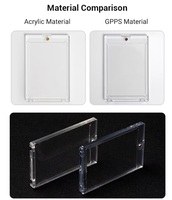Présentoir en plastique PS transparent 35PT pour cartes à collectionner, étuis de cartes et présentation en magasin – Vente en gros usine