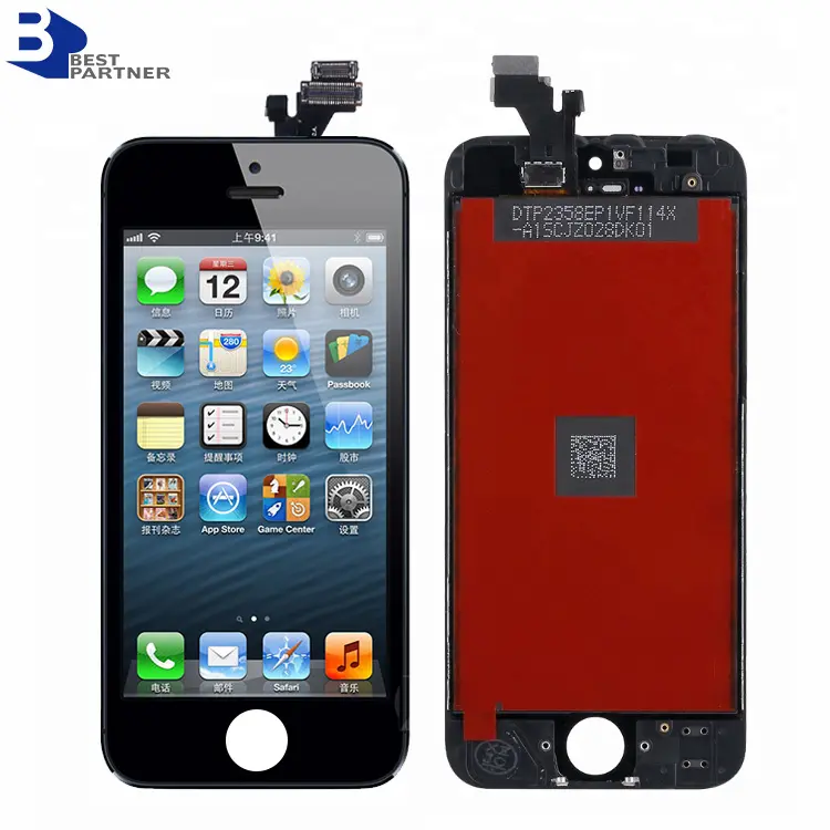 recycle broken lcd screen for iphone 5 tempered glass screen protector lcd for iphone 5 original