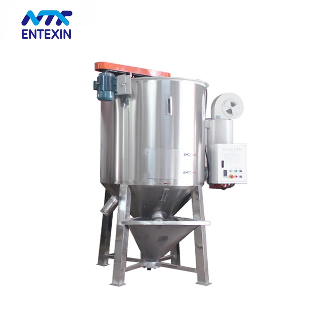 Vertical Masterbatch Resin Color Mixing Drying Granules Plastic Dryer Mixer Pellets Hopper Dryer Mixer 2 Ton