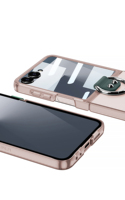 Coque de téléphone PC de vente chaude pour Z Flip 7/6/5 à la mode antichoc étanche avec porte-carte et protecteur d'écran