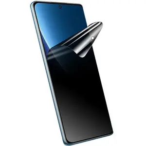 Bolha Livre Anti Spy Privacidade Filme Líquido Hidrogel TPU Macio Protetor Da Tela Do Telefone de Alta Qualidade para Xiaomi MI 12 12X