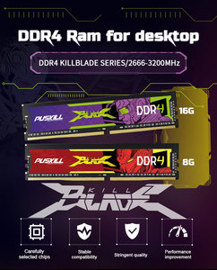 Memoria RAM <span class=keywords><strong>DDR4</strong></span> <span class=keywords><strong>ECC</strong></span> de 8GB, 16GB, 32GB, 2666MHz, 3200MHz, 3600MHz para Computadoras de Escritorio para Juegos - Product Image 5