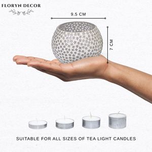 Handcrafted Star Dot Mosaic Glass Jar Soy Wax Scented <b>Candle</b> Premium Home Fragrance <b>Candle</b> for Festive Decor <b>Gifts</b> and Wholesale - Product Image 4