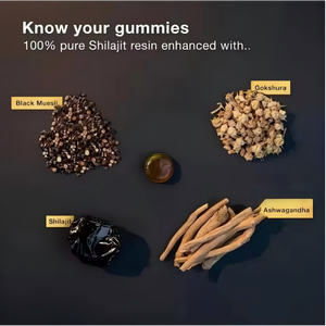 Gommes de résine de Shilajit pur naturel 3g haute puissance, véganes, source or de l'Himalaya, oligo-éléments, soutien immunitaire pour adultes - Product Image 6