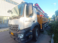 XCMG oficial HB58V bomba de hormigón montada en camión 58m camión de segunda mano bomba de hormigón precio para la venta
