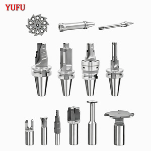 Fraiseuse CNC en PCD pour aluminium, fraise à alésage en graphite, outil de formage de pièces automobiles Diamond New Energy, queue B40/BT50 - Product Image 2