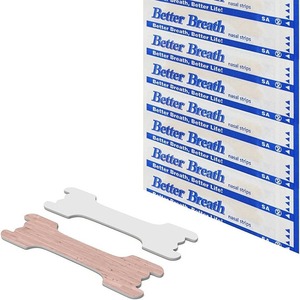 Tiras nasales Better Breath disponibles del fabricante. Apto para niños y adultos. Las tiras nasales con logotipo personalizado también son - Product Image 1