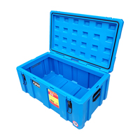 Boîte à outils en métal pour chantier de camion, étanche, avec poignée, boîte de transport portable