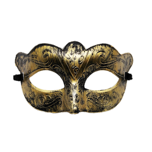 Scary Horror Halloween Party Mask para Mujeres Hombres y Adultos Cobre Medio Funny Eye Face Máscara <span class=keywords><strong>de</strong></span> PVC - Product Image 1