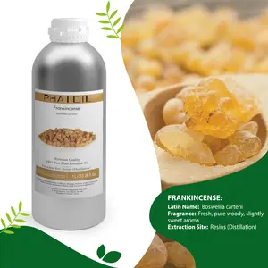 Özel etiket OEM bitki özü saf Frankincense uçucu yağ ev aromaterapi difüzör 1000ML cilt bakımı