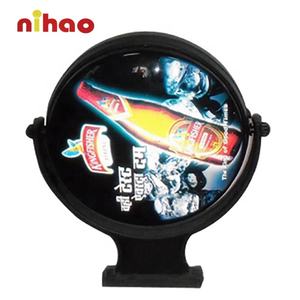 NIHAO屋外屋内カスタムラウンド回転広告LedネオンライトボックスサインforBar Restaurant Promotion - Product Image 4