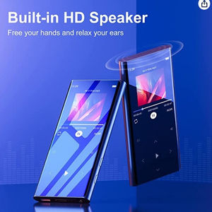 Reproductor MP3 con Pantalla Curva Directo de Fábrica, BT 5.0, Radio FM, Grabadora de Voz, Compatible con Tarjeta TF de 32GB, Reproductor de Música Portátil - Product Image 4