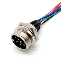 GX16 Acier inoxydable étanche 2/3/4/5/6/7/8/9/10-Pin Aviation Plug Socket Cable Connector Copper Air Plug Electrical Cord Butt