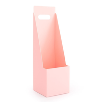 Boîte à fleurs personnalisée avec Logo imprimé, emballage de Bouquet de fleurs colorées, boîte en carton