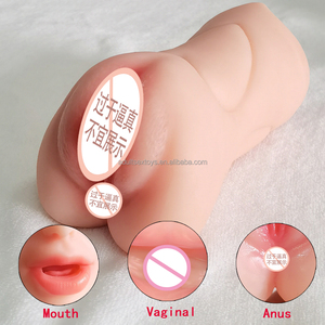 3 in 1 erkek Masturbators gerçekçi cep kedi çift uçlu erkekler seks oyuncak ağız vajina & anüs Masturbadores - Product Image 6