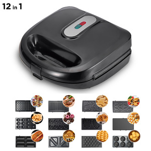 Macchina per Sandwich 8 in 1 Multifunzione Antiaderente per Uso Domestico, <span class=keywords><strong>Piastra</strong></span> per Panini e Grill SW047 - Product Image 3