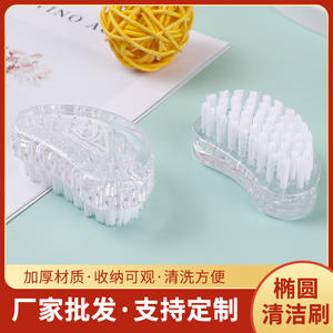 Cepillos de limpieza doméstica de plástico ovalados creativos, para eliminar manchas, lavar ropa y limpiar pisos, venta al por mayor de fábrica. - Product Image 5