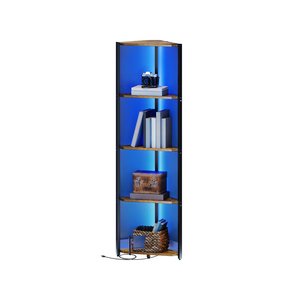 <span class=keywords><strong>VASAGLE</strong></span> Bibliothèque Étagère d'<span class=keywords><strong>angle</strong></span> à 5 niveaux avec éclairage LED réglable - Product Image 1