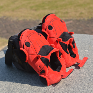 Autumn Winter Racing <strong>Car</strong> Cotton Plush Fur <strong>Slippers</strong> Toe Soft Outdoor Platform Design Comfortable Anti-Slip Pantoufles Voitures - Product Image 4