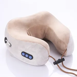 Portable Kneading Neck Massager Shoulder Rechargeable Shiatsu Neck Foam Memory Massager Pillow