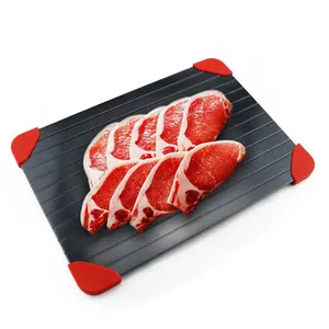 Vassoio di scongelamento rapido di vendita caldo del bordo del piatto di scongelamento di alluminio per carne