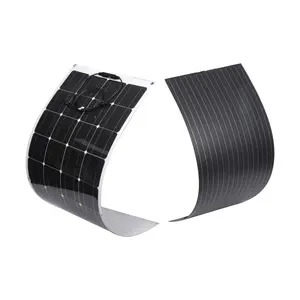 light weight easy carry 50w 100w 200w 450w 550w sunpower or monocrystalline flexible solar panels for car boat RV yacht camping