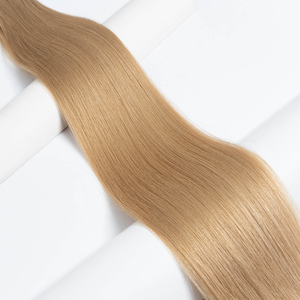Extensions de cheveux humains 100% non traités, super double trame, double trame, lisses, sans nœuds, douces, colorables, teinte claire - Product Image 2