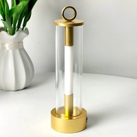 Lampe de nuit rechargeable à commande tactile Lampe de table d'extérieur portable sans fil pour le jardin, le camping et le chevet