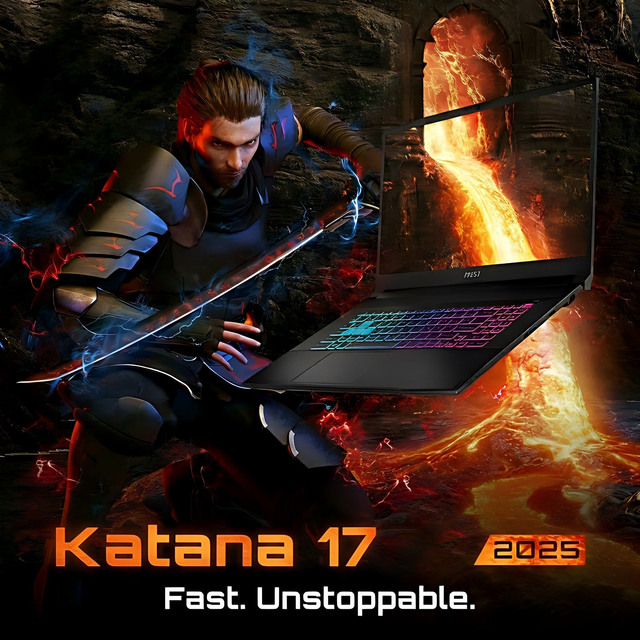 MSI Katana 15 Katana Thin 17 I9-14900HX RTX5070 17.3" QHD+ 2.5K 240Hz High Refresh Rate Gaming Laptop 2025