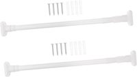 Tringle de Douche Télescopique Ajustable Moderne en Acier Inoxydable Premium Écologique, Tringle à Tension pour Fenêtre de Salle de Bain, Antirouille