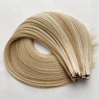 Haiyi #613/18 couleur vierge cutical aligné cheveux humains sans couture génie trame Extension pas de retour cheveux pas de perte de cheveux