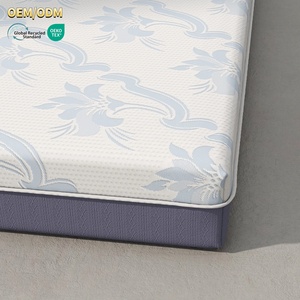 Estera de cama hipoalergénica con cremallera, protección de 6 lados, resistente a insectos, diseño impreso de punto, colchón de lujo de grado hospitalario - Product Image 2