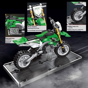 Jouet modèle de <span class=keywords><strong>moto</strong></span> en plastique ABS <span class=keywords><strong>à</strong></span> l'échelle 1:16 pour adultes Blocs de construction éducatifs (346 pièces) Base d'affichage-Jie - Product Image 2