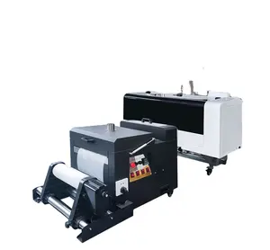 Imprimante traceur DTF A3 30cm DTF tout-en-un de haute qualité avec secoueur de poudre A3 et deux têtes d'imprimante