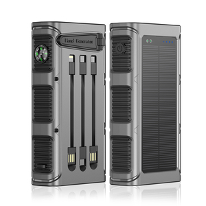 Prodotti di tendenza Outdoor Emergency 2 Usb generatore di corrente a manovella caricatore <span class=keywords><strong>solare</strong></span> 3 In 1 cavo integrato energia <span class=keywords><strong>solare</strong></span> a manovella - Product Image 3