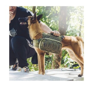 Arnés de Mochila para Perro, Multifuncional, para Exteriores, de Color Sólido, con Cierre de Cremallera - Product Image 6